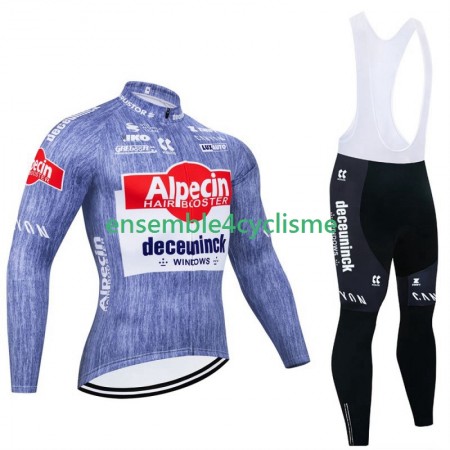 Tenue Maillot M/L + Collant à Bretelles Hiver Thermal Fleece Alpecin Deceuninck 2024